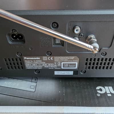 Panasonic SC-DM502-K Premium CD Stereo System With DAB+ and Bluetooth Connection, Black image 2
