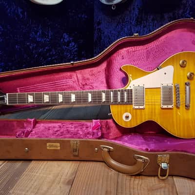2011 Gibson Les Paul Historic 1959 LP Mahogany Rosewood Burst Bucker image 4