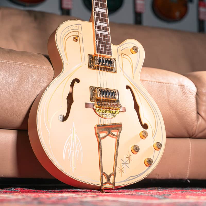 Gretsch - 2013 - G5191 Tim Armstrong in Man Salmon with Pinstriping by Hot Rod Walt image 1