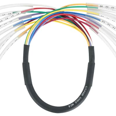 Rockville SQ803 8 Channel 3 Foot 1/4" TRS Snake Cable (Male to Male) image 2