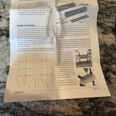 StewMac Guitar Tuner Drill Jig 3-In-Line Model 2068 image 3