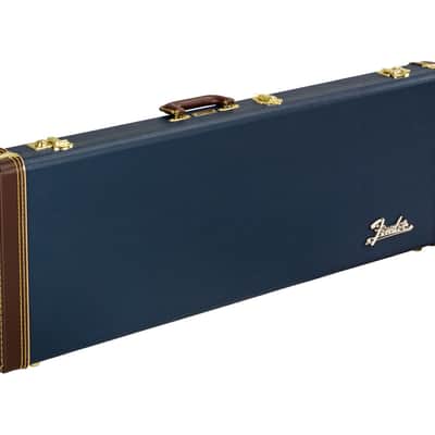 Fender Classic Series Wood Case Strat/Tele - Navy Blue image 1