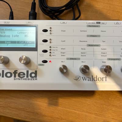 Waldorf Blofeld Desktop Synthesizer 2007 - White