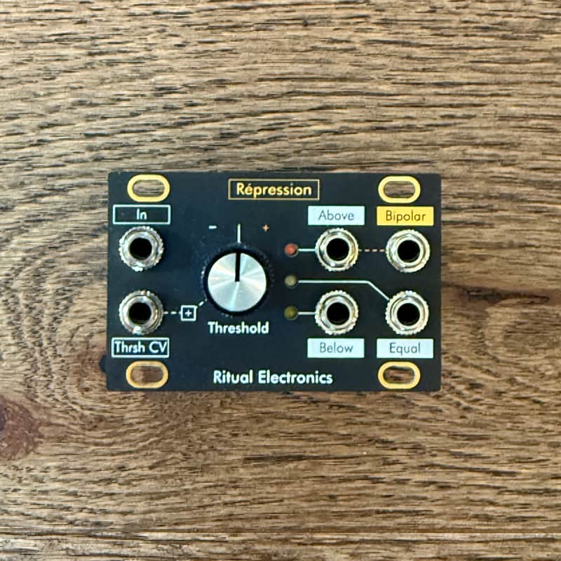 Ritual Electronics REPRESSION Intellijel-Format Eurorack 1u Comparator Tile Module image 1