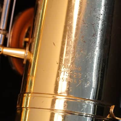 Yamaha Tenor Saxophone YTS-23 Student Model Used 058069 image 15