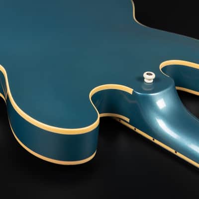 2023 Gibson Custom Shop '59 ES-335 Dot Reissue - Pelham Blue VOS | USA Vintage 1959 Semi-Hollow Custombucker AlNiCo III Unpotted Humbucker 3.39kg | CoA OHSC image 15
