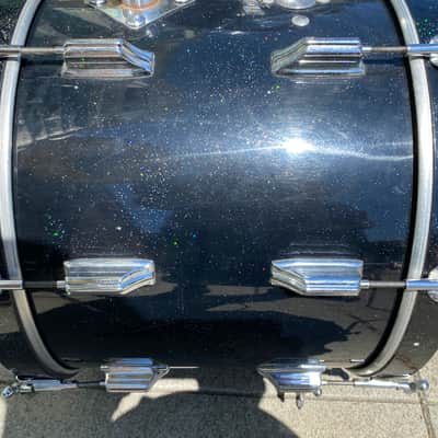 Incredible Looking & Sounding Rare Rogers 18” Bass Drum Kit  1960’s - Rainbow Sparkle Drum Set Holy Grail of Jazz Kits! 18-14-12 image 14