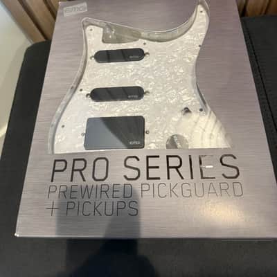 EMG KH20 Kirk Hammett HSS Pre-Wired Loaded Pickguard 2010s - Black/White Pearl image 1