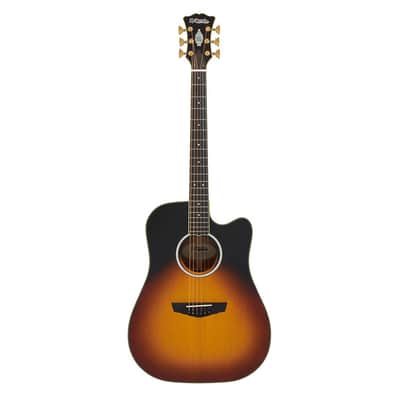 D'angelico Excel Bowery Dreadnought CE - Vintage Sunset - Open Box image 2