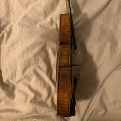 Violin Antonio Stradivarius label German violin 1800s Brown image 11