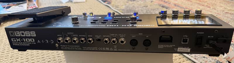 Boss GX-100 Guitar Effects Processor 2023 - Present - Black AND