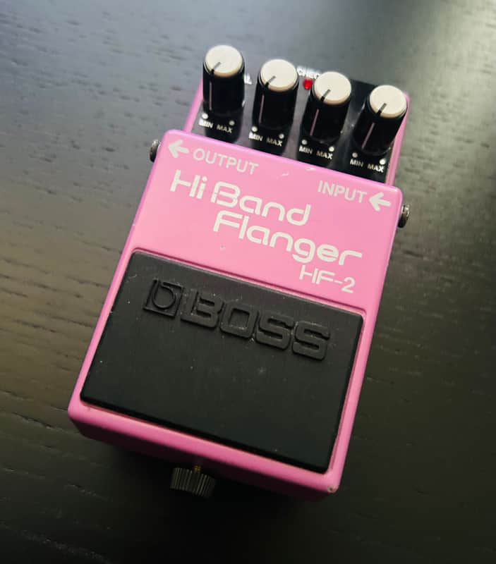 BOSS HF-2 Hi Band Flanger 1989 MIJ Green Label - Japan Vintage Analog Pedal image 1