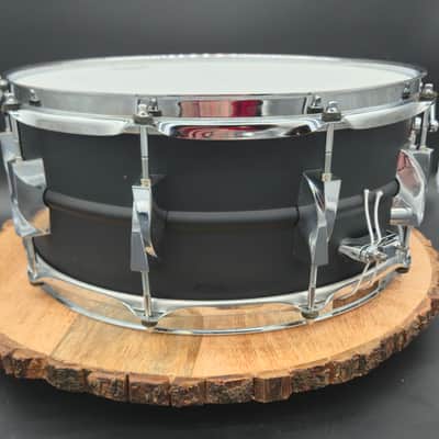 Canopus Aluminum Alloy Snare Drum 14x6 Jet Black image 5