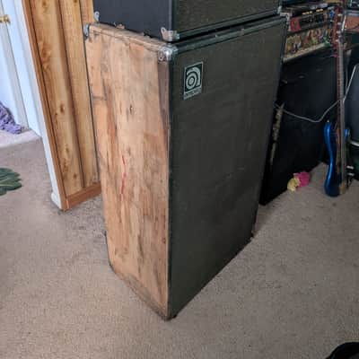 Ampeg SVT October 1969 head unmodded (one of six) - Black tolex Blue Line & 810 squareback cab w extra sextet 6146 image 3