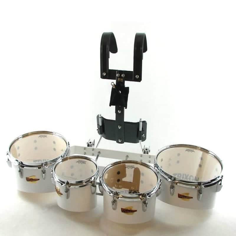 Trixon Field Series Tenor Marching Toms – Set Of 4 - White image 1