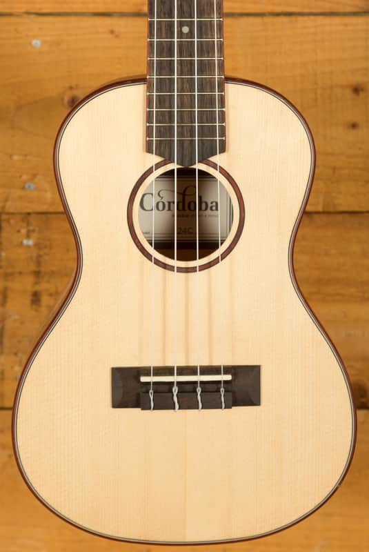 Cordoba 24 Series Ukes | 24C Spruce Concert Ukulele - Natural image 1