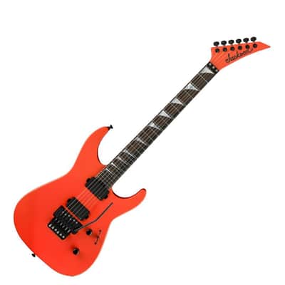 Jackson American Series Soloist SL2MG 6-String Right-Handed Electric Guitar with Rolled Ebony Fingerboard and Maple Neck (Satin Lambo Orange) image 4