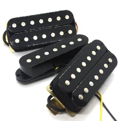 7 String Dragonfire Screamers HSH Pickup Set, Hot Performance Humbucker-Single-Humbucker, Black image 3