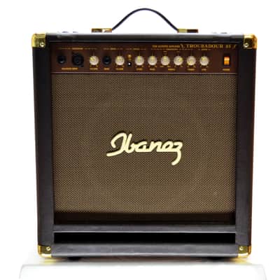 ベース Ibanez TROUBADOUR TA25 25W Ibanez Troubadour TA25 Acoustic Guitar Amp w Mic Input + EFX | Reverb