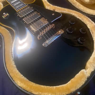 Epiphone ****NEW OPEN BOX****Joe Bonamassa Black Beauty Les Paul Custom Outfit 2020 - Present - Ebony image 1