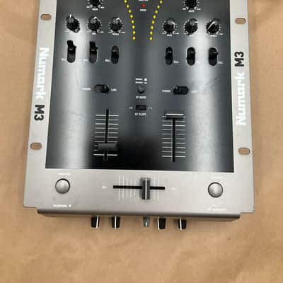 Numark M3 DJ Mixer 2010s - Silver + Black + AC Power Supply Working image 4