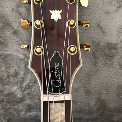 Aria Pro II  Custom Single Cut 1974 Dark cherry brown image 2