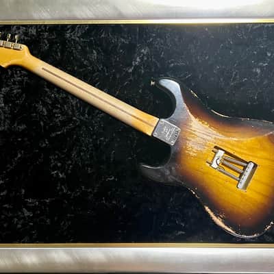 Fender Custom Shop 70th Anniversary 1954 Stratocaster Heavy Relic Limited Edition 2024 - Wide fade 2-color sunburst image 7