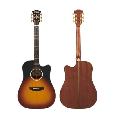 D'Angelico Bowery Dreadnought CE - Vintage Sunset w/ Gig Bag (DAED500VSNGP2) image 2