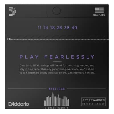 D'Addario NYXL1149 Nickel Wound Medium 11-49 image 3