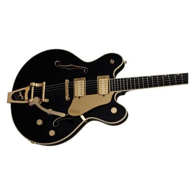 Gretsch Broadkaster LX Center Block 6-String Right-Handed Electric Guitar with Laminated Maple Body, Maple Neck, and Ebony Fingerboard (Black) image 4