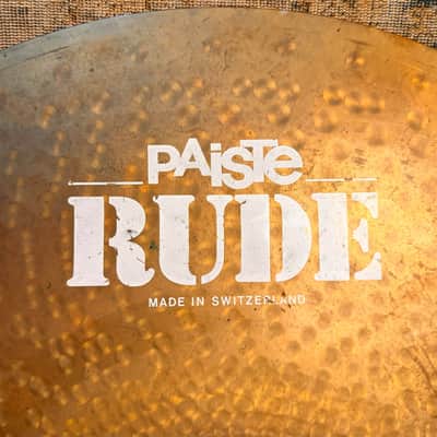 RARE PAISTE RUDE 21” YES! THE 21”! ORIGINAL FROM ‘85! 2846 g Alex Van Halen image 3