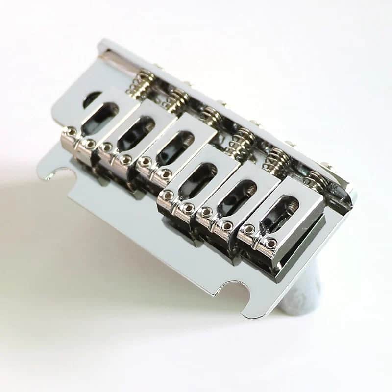 Chrome Stratocaster Style 2 Point Bridge Tremolo System image 1