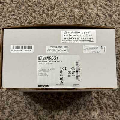 Shure BETA 98AMP / C-3PK 2010 - Present - Black image 4
