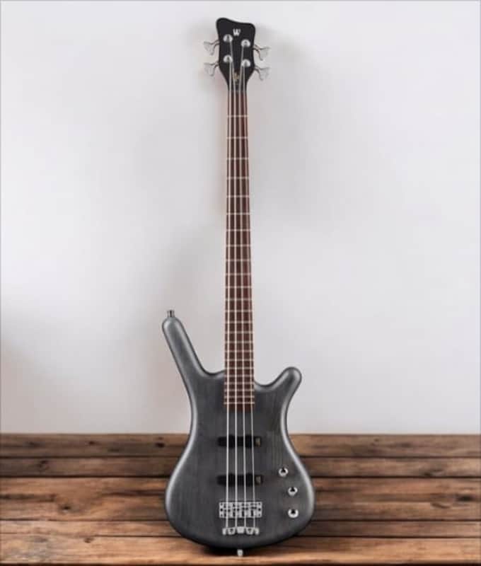 Warwick Pro Series Corvette Standard-4 String-Active-Nirvana Black Transparent Satin image 1