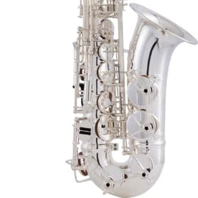 Conn AS411 Intermediate Alto Saxophone - Silver Plated image 2