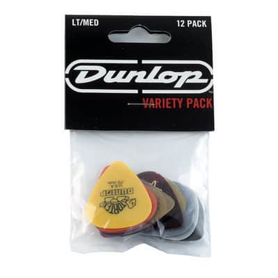 Dunlop PVP 101 Variety Picks LT/MED Players Pack 12-Pack - Set of Picks image 1