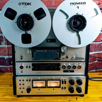 Pioneer RT‑2022 (RTU-11 + TAU‑11) -- [EXCELLENT!!] + Serviced ($300!): Rare Complete Example w/ Covers, Cable, Original NAB Hubs, Original Take-up Reel -- Collector‑Ready image 2