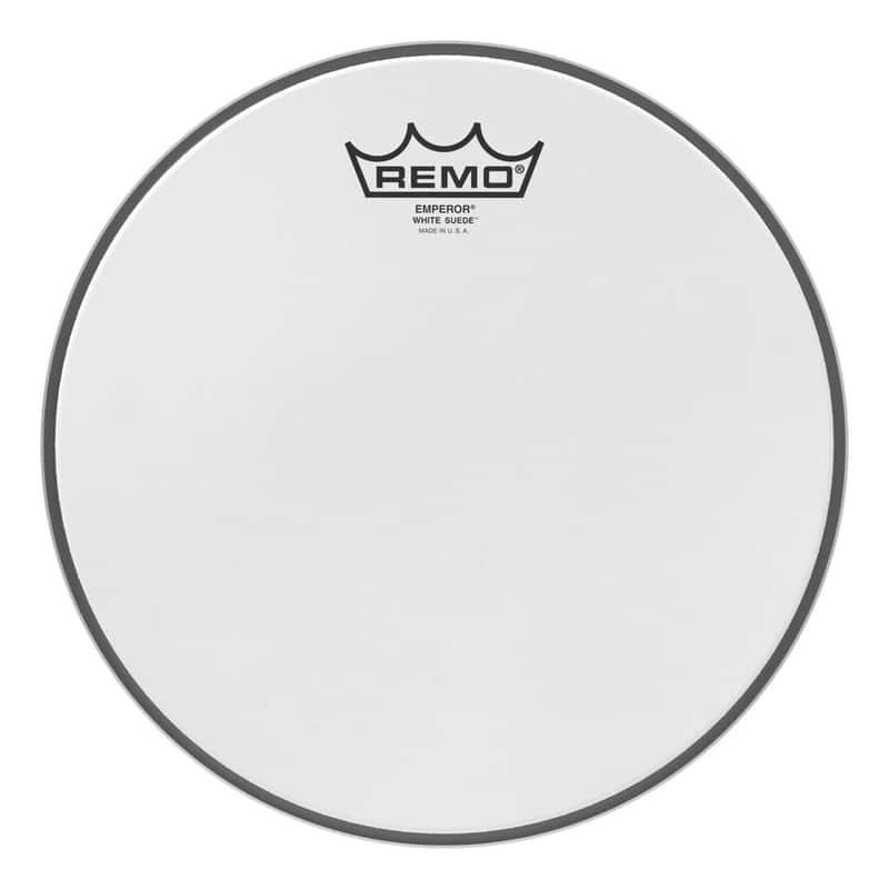Remo Emperor White Suede Drumhead 10" image 1