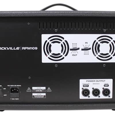 Rockville RPM109 12 Channel 4800w Powered Mixer, 7 Band EQ, Effects, USB, 48V image 3