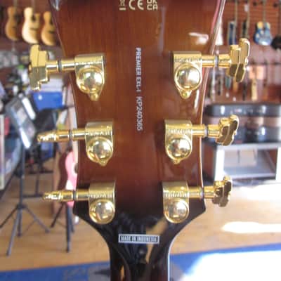 D'Angelico Premier EXL-1 Archtop Electric Guitar Brown Burst w/ Gig Bag DAPEXL1GBRBGT image 6