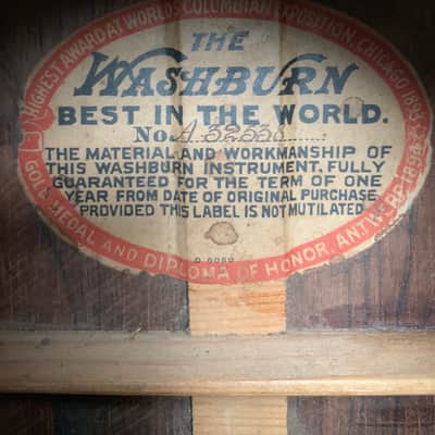 Washburn 435 Brazilian Rosewood, Adirondack Spruce 1915 image 13