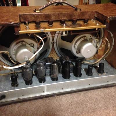 Rare Early DANELECTRO Twin Twelve Super Vibravox Prototype Amp image 9