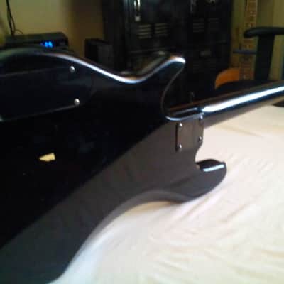 Ultra Rare 1987 Vintage Ovation Celebrity BC-2 Solid Body Bass Guitar (Black) With RR Gig Bag image 12