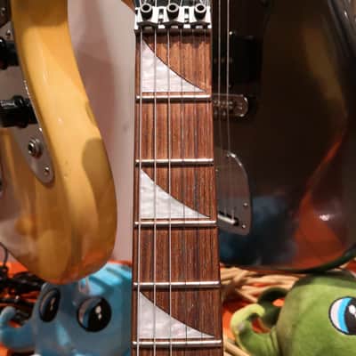 Grover Jackson King V Cherry Burst Flame image 3