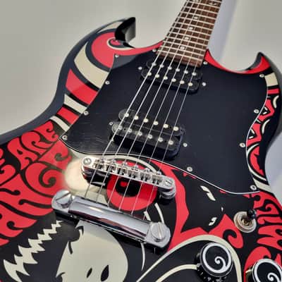 Epiphone Emily the Strange G-310 2005 Ebony with Emily the Strange Graphic image 7