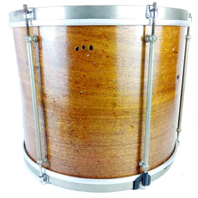 Ludwig 12x15"Universal Marching Snare Drum Tenor Tom Vintage30s 3ply Mahogany US image 6