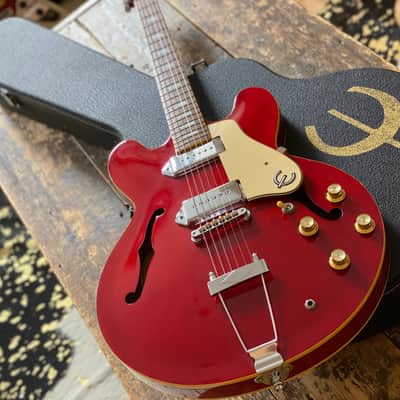 Epiphone 2004 Casino Electric Guitar Very Rare Factory Gloss Cherry Finish Peerless Factory Korea w/ OHSC image 1