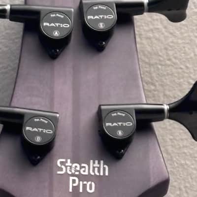 Schecter Stiletto-4 Stealth Pro EX 2023 - Present Satin Black image 4
