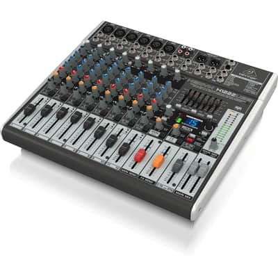 Behringer XENYX X1222USB Premium 12-Input 2/2-Bus Mixer with XENYX Mic Preamps and Compressors, British EQs - With 2 Pack 15' 8mm XLR Microphone Cables image 18