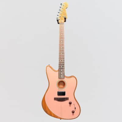 Fender Acoustasonic Player Jazzmaster Acoustic-Electric Guitar - Shell Pink image 11